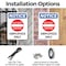 Signmission Employees Only OSHA Notice Sign, Plastic, 7in W x 10in L, 2PK OS-2PACK-NS-P-710-V-12005 - alternate 4